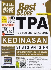 Best Score TPA : KEDINASAN (STIS, STAN, STPN)