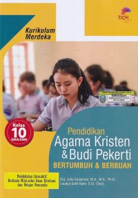 Pendidikan Agama Kristen dan Budi Pekerti SMA/SMK Kelas X